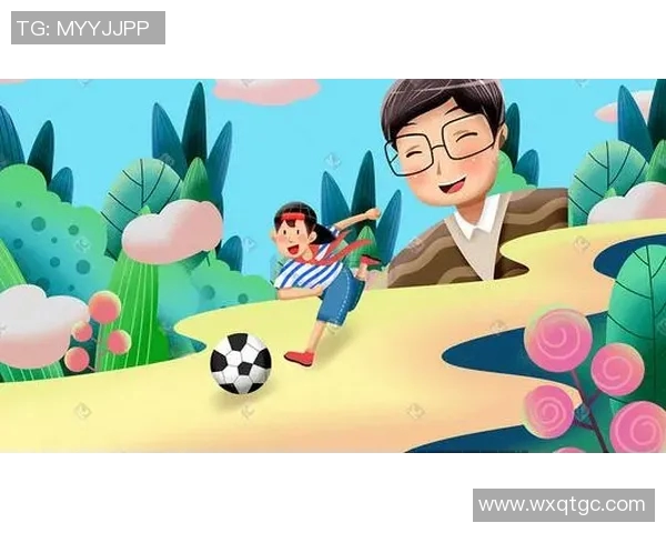 卡通风格足球明星背影展现运动魅力与青春活力的创意插画
